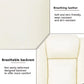 Ainehome Off-White Leather Power Reclining Sectional Sofa with Smart Tea Table & Organizer