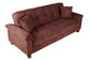 Chocolate Adjustable Sofa with Hidden Storage and USB Ports