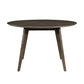Rex - 48" Round Dining Table - Walnut Brown