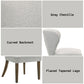 Dillon - Side Chair (Set of 2) - Gray / Walnut