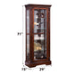 Addy - Curio Cabinet - Cherry
