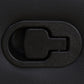 Ainehome Grandview 5-Seat Reclining Sectional Sofa in Black Faux Leather