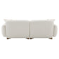 Darius - Sofa With 2 Pillows - Beige Boucle
