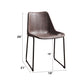 Valgus - Side Chair (Set of 2) - Vintage Mocha & Black