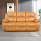 Ainehome Ginger Recycled Leather 3-Piece Couch Living Room Sofa Set