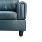 Ainehome 97" Wide Denim Faux Leather Living Room Sofa Set