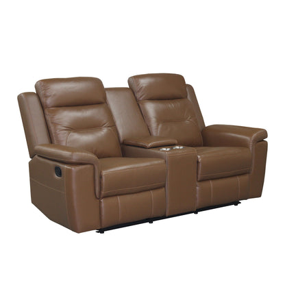 Keldon - Reclining Console Loveseat