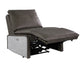 Metier - Power Motion Recliner - Gray Top Grain Leather & Aluminum