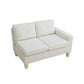 Ainehome Beige Flannel 4-Piece Modular Sofa Set