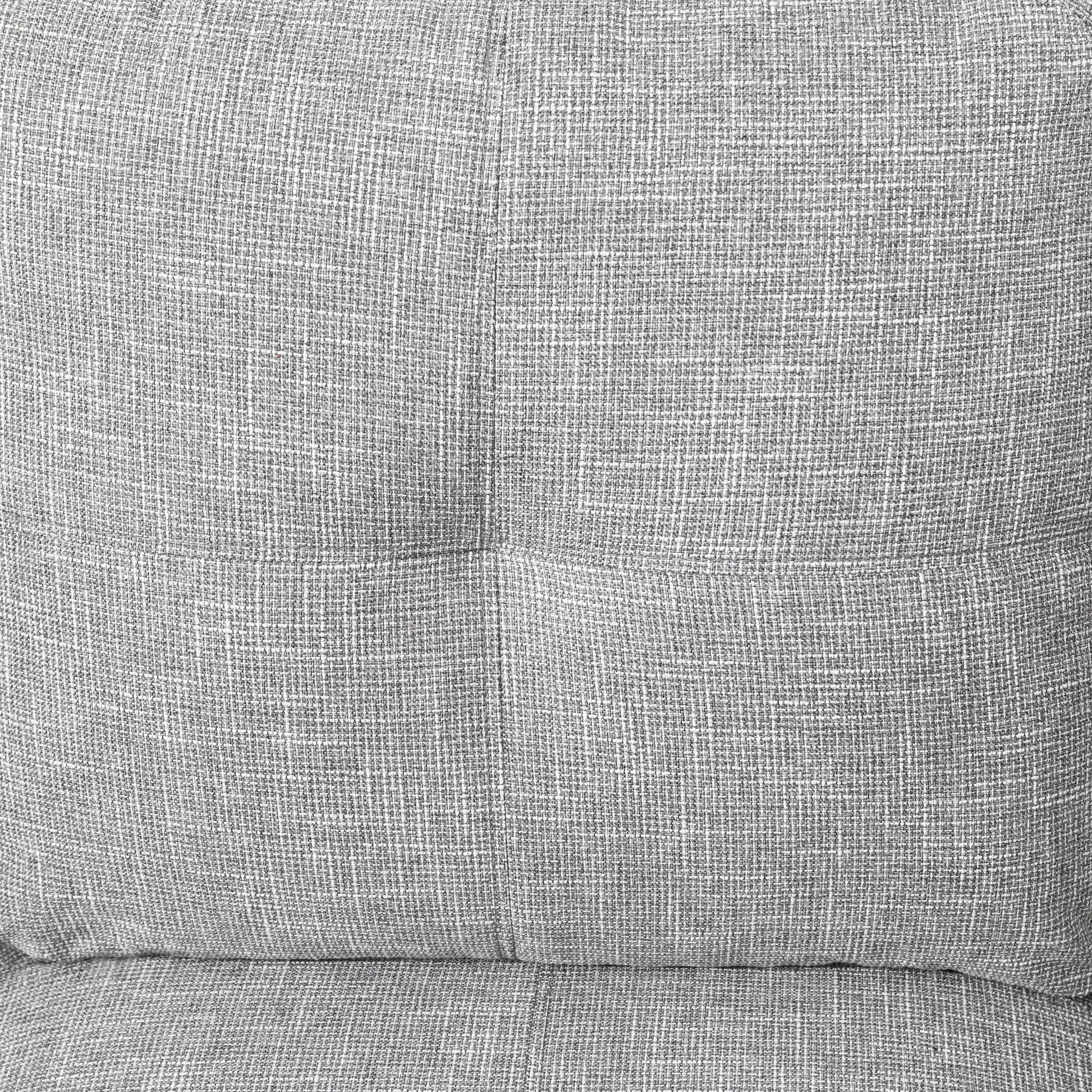 103.5-inch Grey linen L-shaped sectional sofa set — image 8
