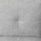 103.5-inch Grey linen L-shaped sectional sofa set — image 8