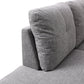 103.5-inch Grey linen L-shaped sectional sofa set — image 10