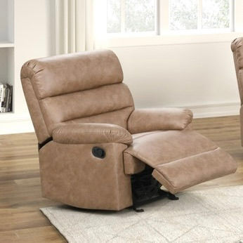 Albert Manual Rocker Recliner Chair - Brown