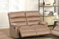 Albert Manual Reclining Loveseat - Brown