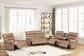 Albert 3-Piece Manual Reclining Set - Brown