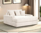 Annie Beige two-arm chaise