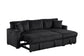 Aria Black storage chaise