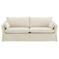 Shane - Sofa With 2 Pillows - Beige Linen