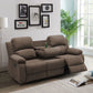 Cinema 3-Piece Peanut Color Textured Reclining Sofa Set