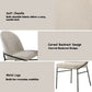 Lark - Side Chair (Set of 2) - White / Black