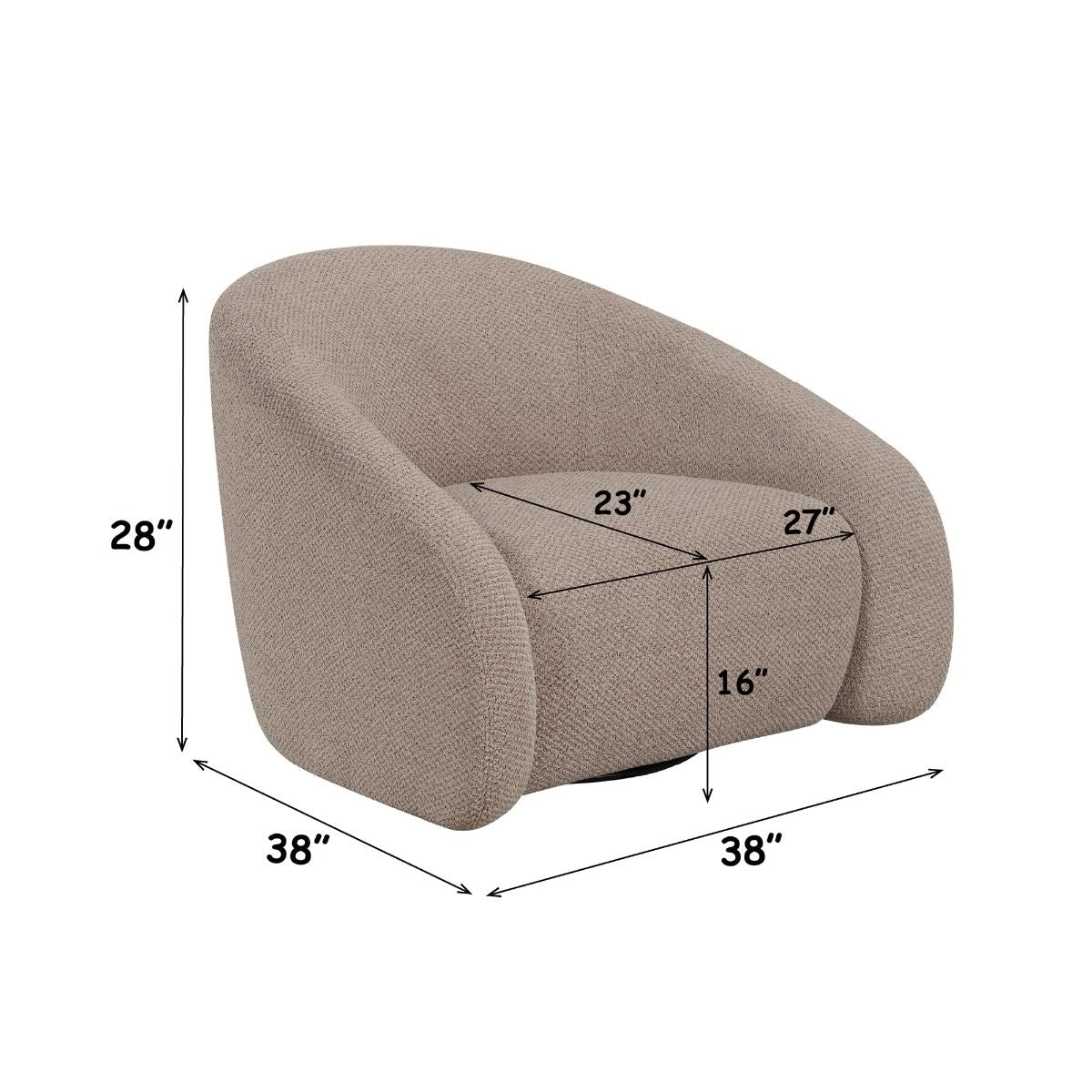 Zoey - Accent Chair With Swivel