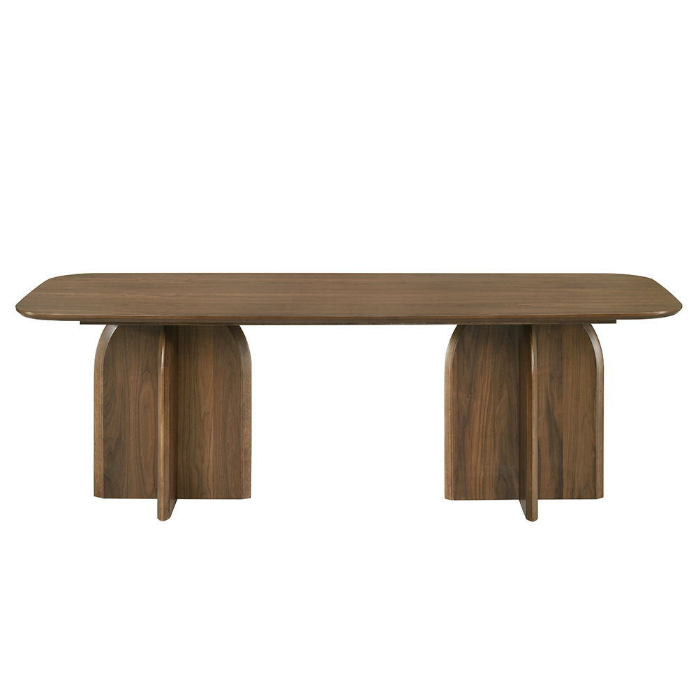 Delmon - Dining Table - Dark Walnut