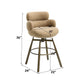 Jena - Fabric Counter Height Chair With Swivel