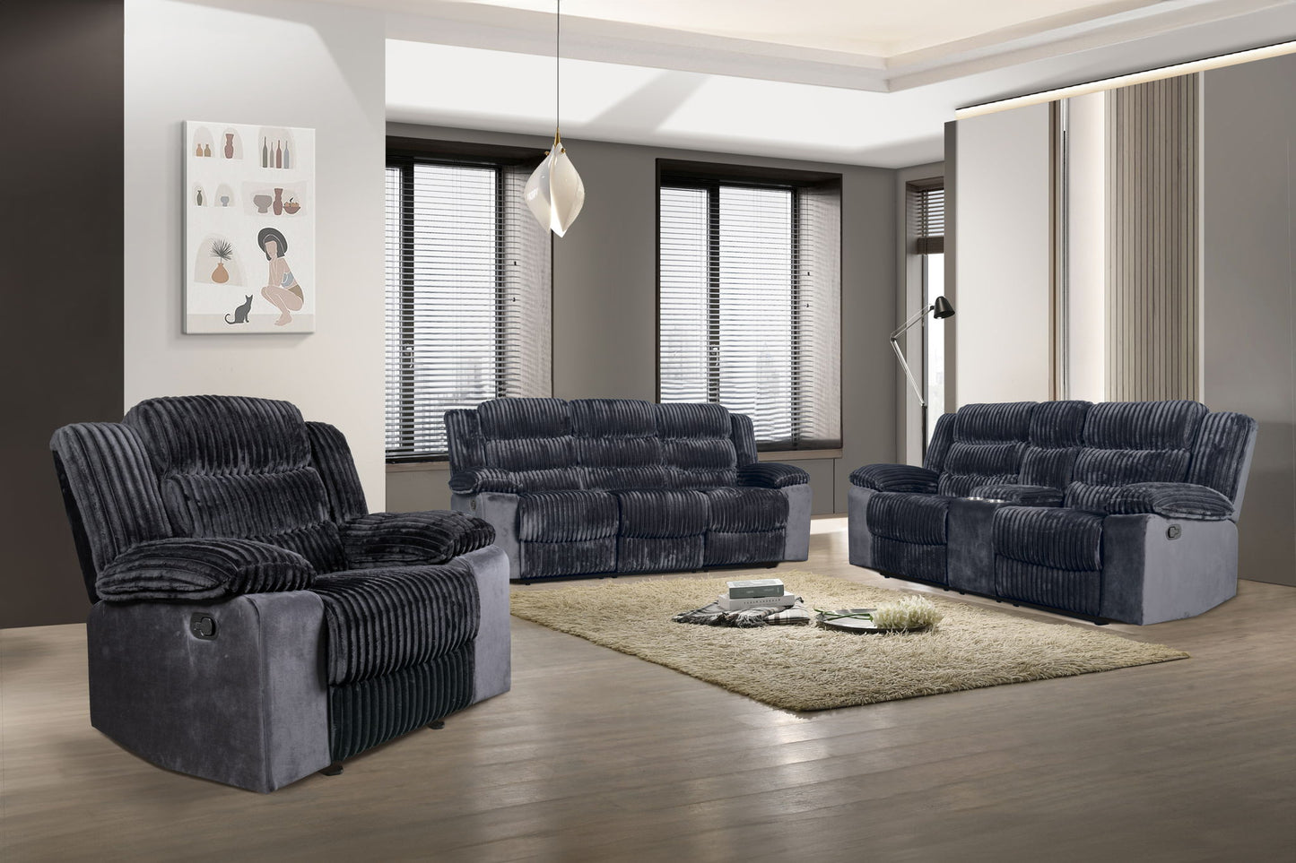 Willow - Console Loveseat With Dual Recliners