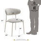 Kalam - Side Chair (Set of 2) - Gray Fabric & Beige