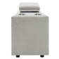 Emee - Console With USB - Gray Corduroy