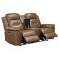 Keldon - Reclining Console Loveseat