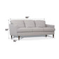 Helena - Sofa - Pearl Gray Leather