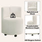Blayde - Side Chair With Swivel (Set of 2) - White Chenille Fabric