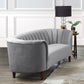 Millephri - Loveseat - Gray Velvet