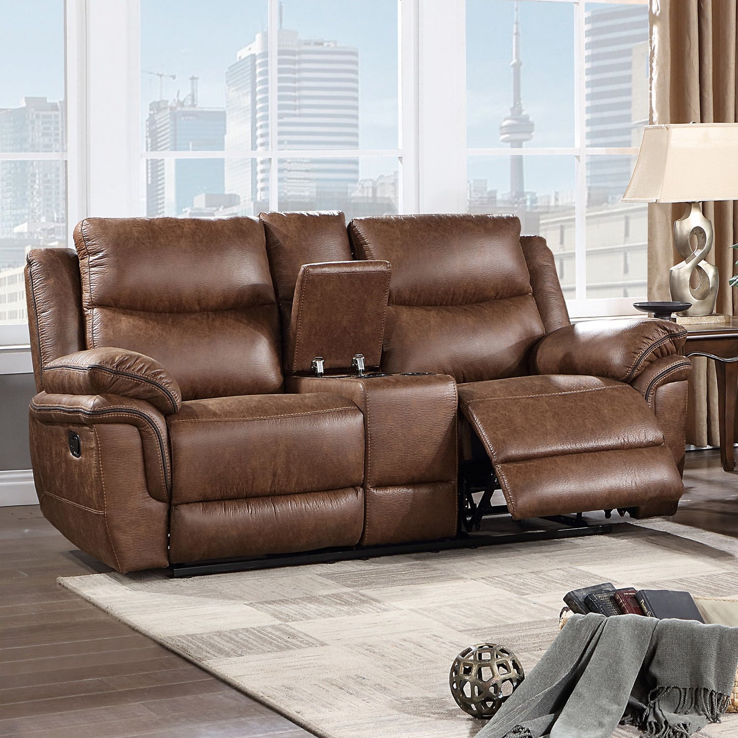 Ryland - Reclining Console Loveseat