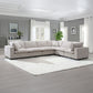 Marisa - Modular Armless Chair - Beige Boucle