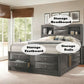 Ireland - Bed w/Storage