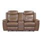 Keldon - Reclining Console Loveseat