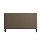 House Beatrice - Loveseat With 3 Pillows - Tan Synthetic Leather , Black Synthetic Leather & Charcoal