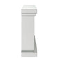 Nysa - 42" Fireplace - Mirrored & Faux Crystals