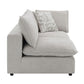 Marisa - Modular RF Loveseat With 2 Pillows - Beige Boucle