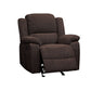 Madden - Motion Glider Recliner - Brown Chenille