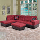 Red sectional