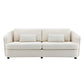 Mariko - Sofa With 2 Pillows - Beige Linen