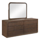 Leanna - Mirror - Brown Oak