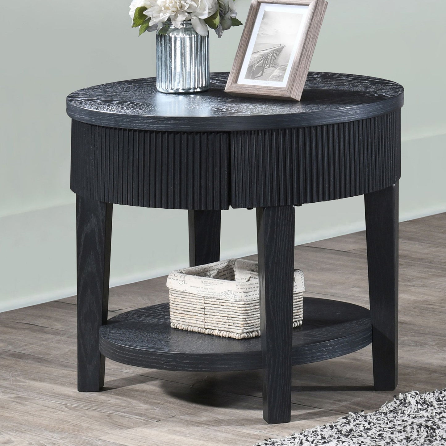 Tate - Round One Drawer Table