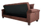 Chocolate Adjustable Sofa with Hidden Storage and USB Ports