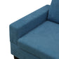 Ainehome Lake Blue Calico 4-Piece Modular Sofa Set