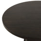 Plateau - 54" Round Dining Table - Top & Base - Rustic Espresso