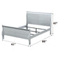 Louis Philippe - Twin Bed - Platinum